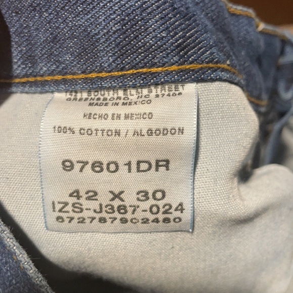 NEW Wrangler Hero Five Star Relaxed Jean.  42x30 - Picture 7 of 7